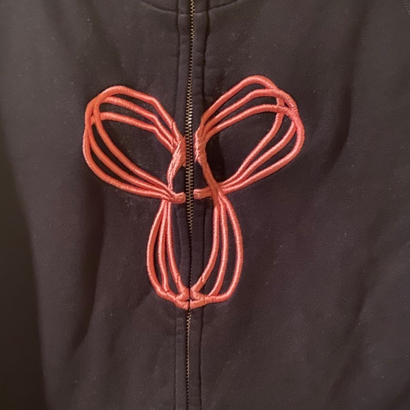 Aritzia TNA Pink Logo Zippered Hoodie - Picture 4 of 5